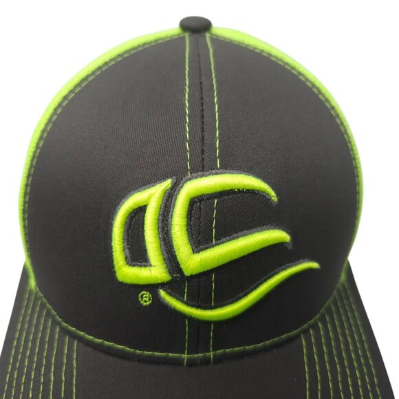 Outdoor Cap 3D Embroidered Mesh Snapback Trucker Baseball Hat Fluorescent Green - Picture 7 of 13